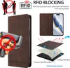 Hülle für iPhone 15 Pro, Retro Kunstleder Ständer Produktbild-Vorschau 6