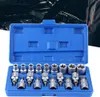 19Pcs/Set 1/2in Drive Star Hex Socket Bit Kit E Type Male Voir les images du produit 4