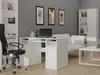 Delta Schreibtisch Weiss 120 Cm 3 Schubladen Schrank Regale Produktbild-Vorschau 3