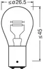 OSRAM ORIGINAL P21/4W BAZ15d 12 V/21-4 W (confezione Anteprima dell’immagine prodotto 6