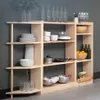 Étagère en bois massif "Gala" Étagère ouverte à 4 niveaux - Voir les images du produit 3