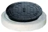 Schachtabdeckung Kl. B 125 ohne Lüftung inkl. Betonring Produktbild-Vorschau 2