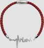 Akzent Echtlederarmband mit Edelstahlelement Produktbild-Vorschau 2