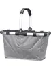 A studio shot of a grey reisenthel carrybag. Produktbild-Vorschau