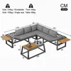 Flieks Gartenlounge-Set 4-tlg., Gartensofa mit Produktbild-Vorschau 4