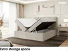 MEBLINI Boxspringbett mit Bettkasten - Gepolstert Produktbild-Vorschau 5