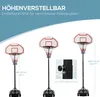 HOMCOM Basketballständer Basketballkorb höhenverstellbar Produktbild-Vorschau 4