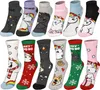 A collection of 12 pairs of novelty socks with various cartoon designs, arranged in two rows. Produktbild-Vorschau