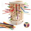 Stapelspielzeug Holz Steckspiel, Sortierspiel, Holzstäbchen Produktbild-Vorschau 5