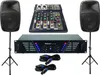 Das PA-SET 25 Verstärker Pa Anlage DJ 2Wege Stativ Boxen Produktbild-Vorschau 1
