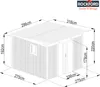 Rockford Gerätehaus Metall Geräteschuppen 296 x 318 cm Produktbild-Vorschau 3