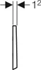 Geberit 241922461 Bolereo Abdeckplatte Produktbild-Vorschau 1