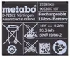 Metabo Li-Power Akku Set 18V mit 2x Akku 5,2Ah ( 625592000 Produktbild-Vorschau 4