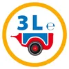 Rimorchio cavalcabile Big Bobby Car Rosso Anteprima dell’immagine prodotto 4