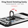 Close-up of a phone case with a ring stand and camera cover. Produktbild-Vorschau