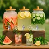 SuperButelki - Słój szklany 5L, ryflowany z kranikiem Podgląd zdjęcia produktu 8