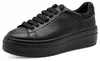 Sneaker Tamaris donna in pelle con plateau nero Anteprima dell’immagine prodotto 7