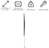Diagrams and icons illustrating the features and specifications of a TV wall mount. Voir les images du produit