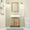 vidaXL Mobile sottolavabo in legno massello di recupero e Anteprima dell’immagine prodotto 9