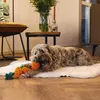 Beeztees Hundespielzeug Osterkarotte mit Baumwollseil grün Produktbild-Vorschau 2