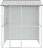 vidaXL Cage à oiseaux Gris 215 x 210 x 247 cm Acier Voir les images du produit 3