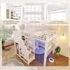 Flieks Etagenbett 140x200cm mit Treppe und Led, Jugendbett Produktbild-Vorschau 7
