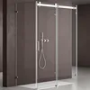 doporro U-Form Duschkabine 80x100x195cm Duschabtrennung mit Produktbild-Vorschau 1