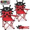 Deuba 2X Chaises Pliables pour Enfant Motif Coccinelle Voir les images du produit 1