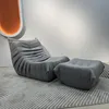 Divano singolo relax poltrona chill chair con sgabello Anteprima dell’immagine prodotto 17
