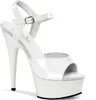 DELIGHT-609 Damen Sandale von Pleaser, Weiß  , EU 43, US 13 Produktbild-Vorschau 1