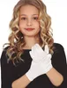 A young girl wearing white gloves. Anteprima dell’immagine prodotto