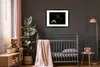 MuchoWow® Gerahmtes Poster Hirsch - Schwarz - Porträt - Produktbild-Vorschau 6