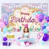 Meerjungfrau Geburtstag Dekoration Banner 180x110 cm Produktbild-Vorschau 5