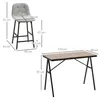 HOMCOM Bartisch mit Barhocker Set, Küchentisch, 5-teilig Produktbild-Vorschau 3