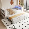 Rozkładana sofa Fliek 90 x 190 cm/180 x 190 cm z gniazdkiem Podgląd zdjęcia produktu 1