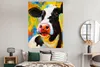 MuchoWow® Poster Gemälde - Ölfarbe - Kuh - Tiere 120x160 cm Produktbild-Vorschau 4