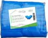 100x Überziehschuh, Polyethylen, 40µ, blau, geprägt, Farbe: Produktbild-Vorschau 2