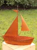 Rost Segelschiff zum Bepflanzen Metall Segelboot für Blumen Produktbild-Vorschau 3