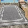 Outdoor Teppich ARUBA Grau 140 x 200 cm Produktbild-Vorschau 2