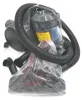 A close-up view of a gray cylinder vacuum cleaner with its accessories, including a hose and various attachments, neatly arranged. Anteprima dell’immagine prodotto