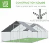 PawHut Enclos poulailler chenil volière extérieur 24 m² - Voir les images du produit 8