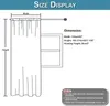 2er Set Vorhänge Weiß Halbtransparent Voile mit Pompon Produktbild-Vorschau 7