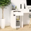vidaXL Armoire de bureau blanc 33,5x50x75 cm Bois composite Voir les images du produit 3