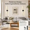 Akku Wandleuchte Innen 100cm 1Stk, Kabellos Wandlampe Produktbild-Vorschau 2