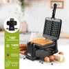 Domo DO9224W, 2 wafels, Rechthoekig, Zwart, 1000 W, 14,5 Productafbeelding-voorbeeld 2