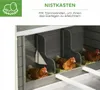 Hühnerstall aus Holz mit Auslauf Nistkasten Asphaltdach Produktbild-Vorschau 7