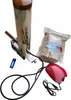A smoking generator with wood chips, a lighter, and a pump. Produktbild-Vorschau