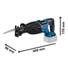 Bosch GSA 18V-28, Bürstenlos, Schwarz, Blau, 2900 SPM, 2,8 Produktbild-Vorschau 2