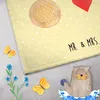 Mr. & Mrs. Panda Handtuch Vogel Haus - Gelb Pastell - Produktbild-Vorschau 3