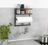 Multifunkčný regál WENKO Gala v čiernej farbe 30 x 33 x 9 Náhľad obrázku produktu 8